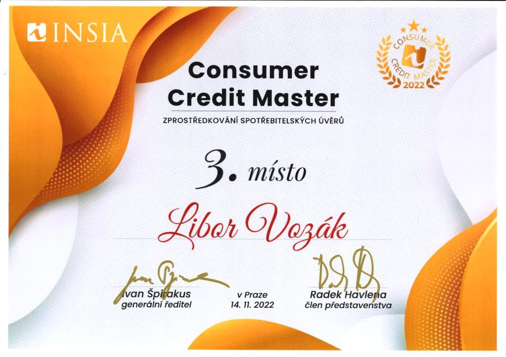 Libor Vozák - INSIA Consumer Credit Master